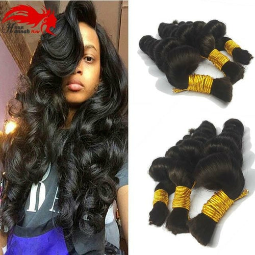 Brazilian Hair Bulk — 3 Bundles 150g