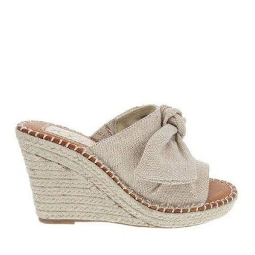 High Heel Slip-on Wedge Shoes (